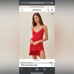 Reformation Marlowe dress, size M